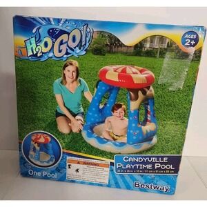 H20 GO Candyville Playtime Pool, For Ages 2+, Kiddie Pool, Swimming, Summer